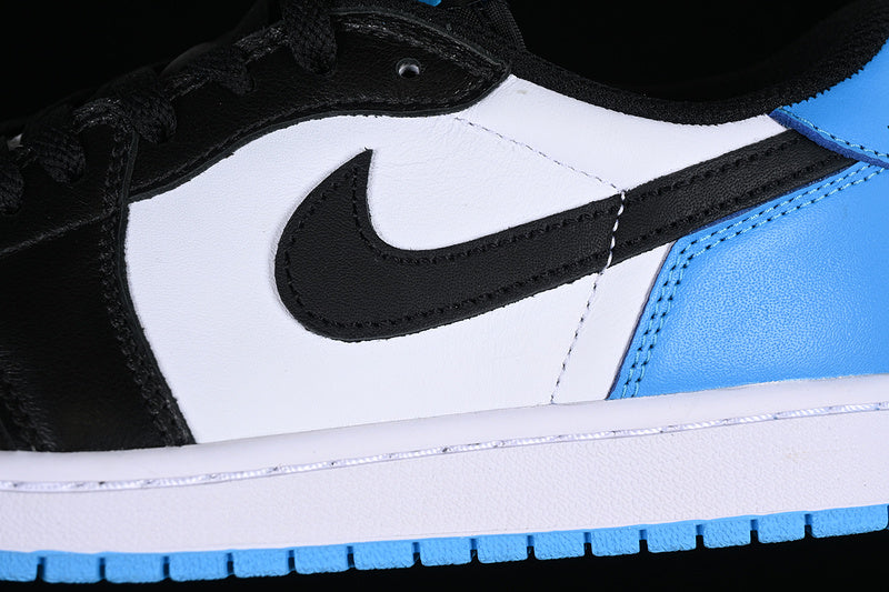 Air Jordan 1 AJ1 Retro Low - Black Dark/Powder Blue