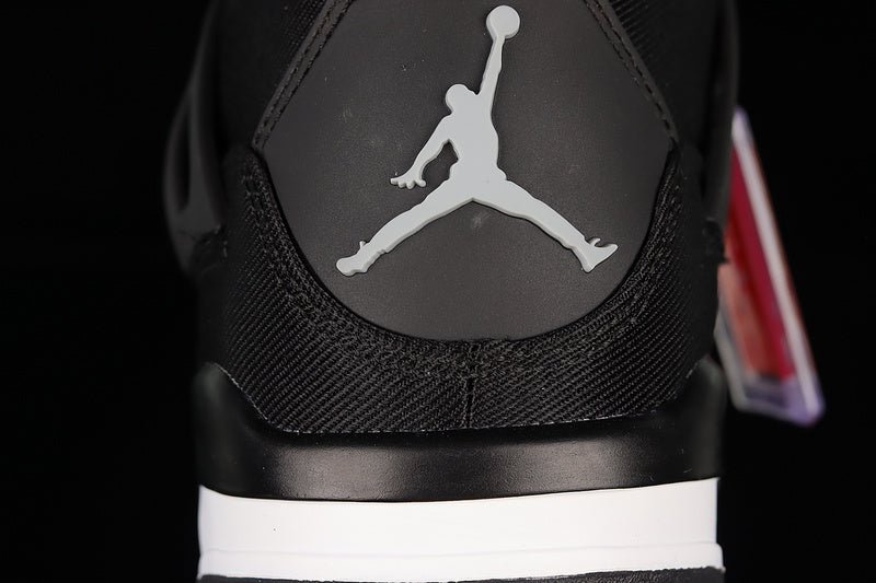 Air Jordan 4 AJ4 - Black Canvas