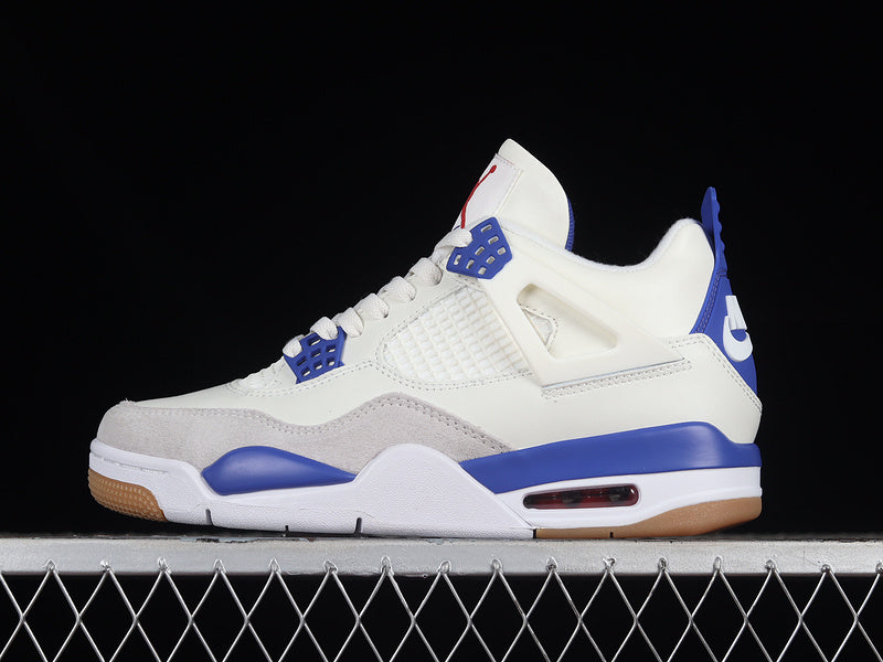 Air jordan 4 cheap white and blue