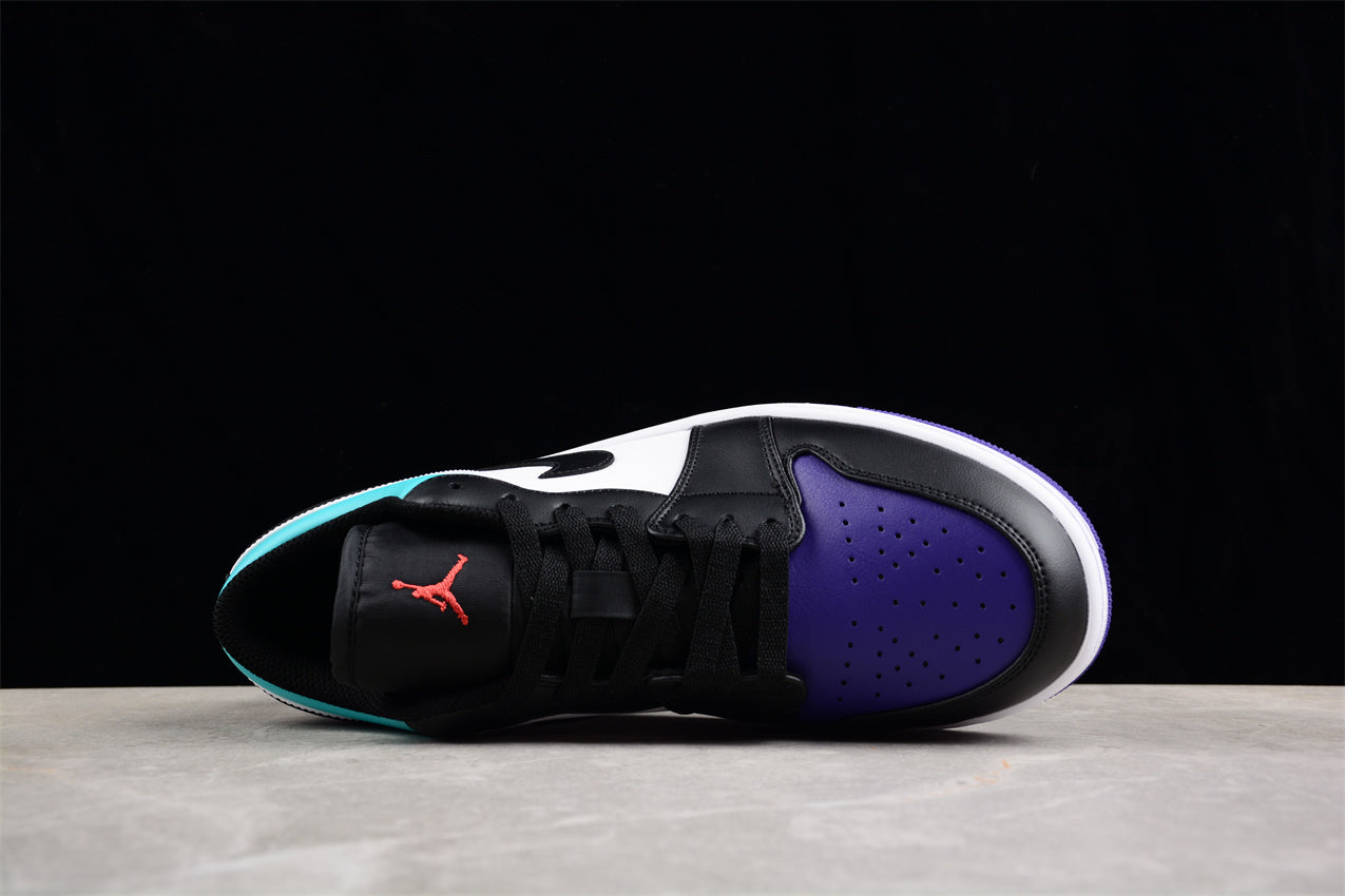 Air Jordan 1 AJ1 Low Aqua - Court purple