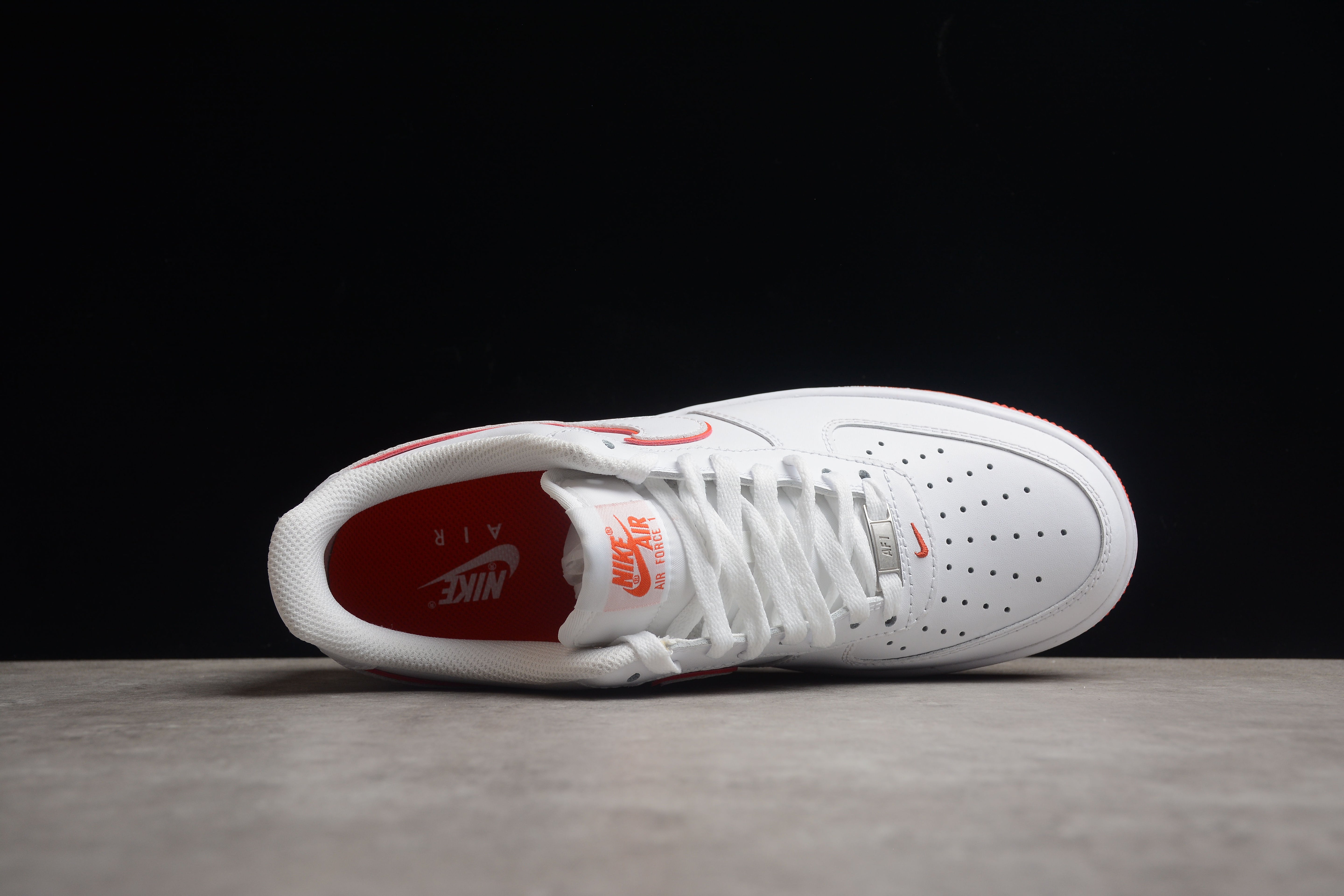 NikeUnisex Air Force 1 AF1 Low - White/Red