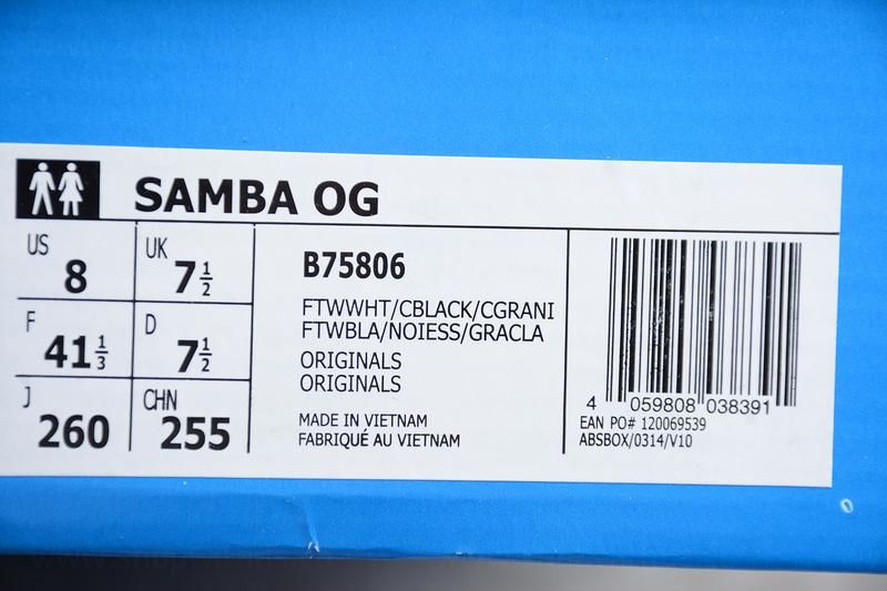 adidasWMNS Originals Samba - White/Black Gum