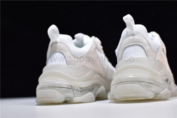 UnisexBalenciaga Triple S Clear Sole - White
