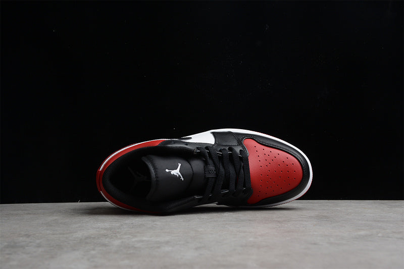 Air Jordan 1 AJ1 Low - 'Bred Toe''