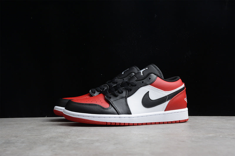 Air Jordan 1 AJ1 Low - 'Bred Toe''