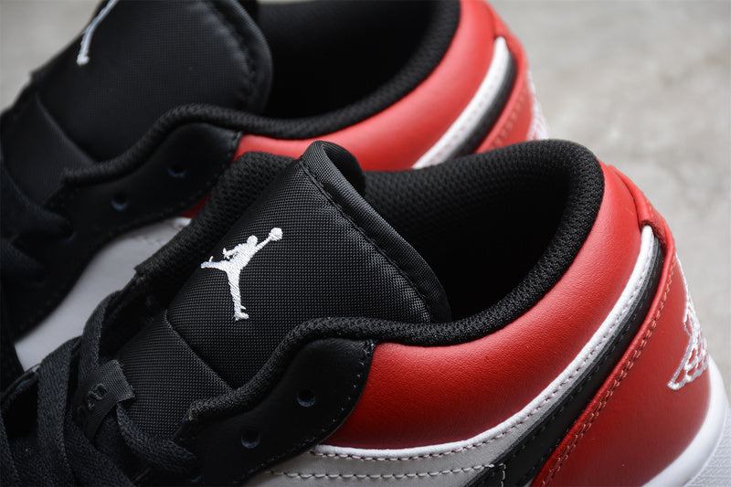 Air Jordan 1 AJ1 Low - 'Bred Toe''
