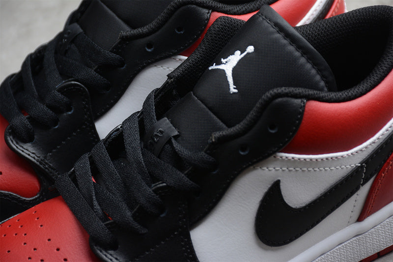Air Jordan 1 AJ1 Low - 'Bred Toe''