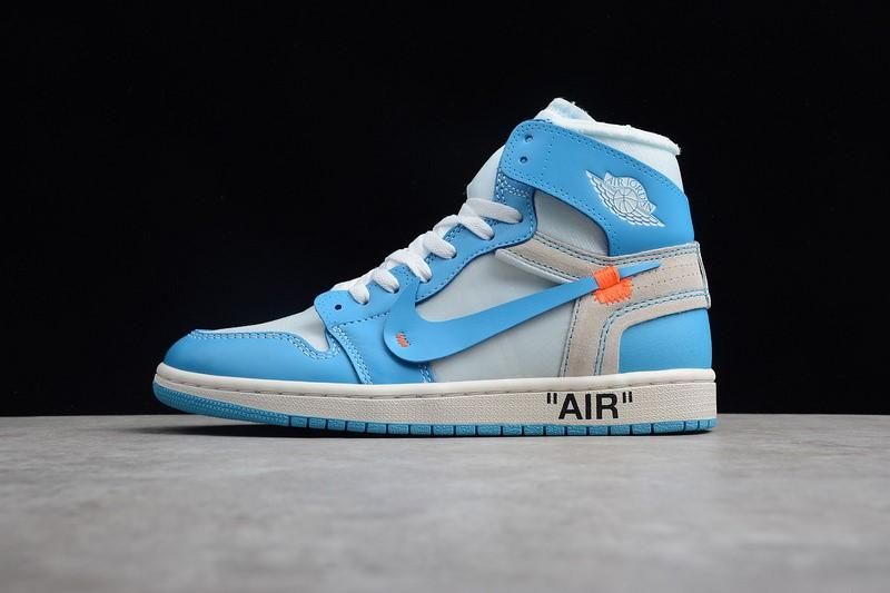 WMNS Off White x Air Jordan 1 AJ1 Retro High OG - UNC