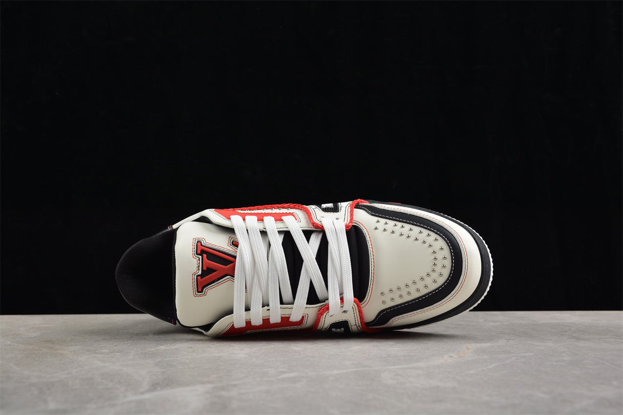LouisVuitton Trainer - White/Red/Black