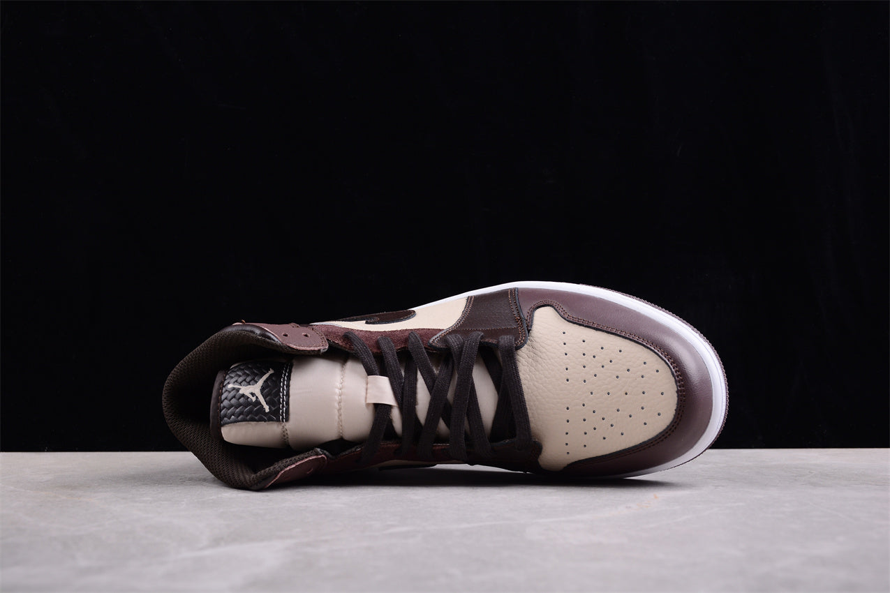 Air Jordan 1 AJ1 Mid - YMCA Brown