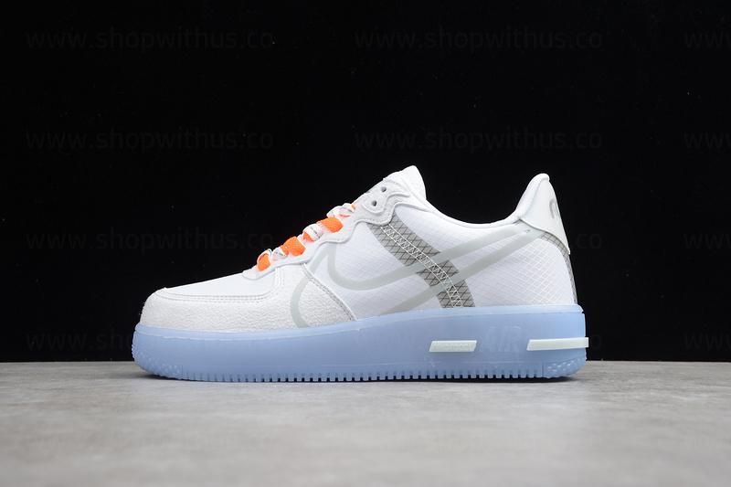 NikeWMNS Air Force 1 AF1 React QS - White Ice