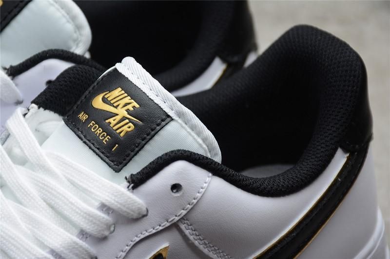 NikeWMNS Air Force 1 AF1 Low - Double Swoosh White/Metallic Gold