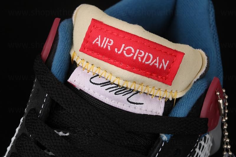 WMNS Union LA x Air Jordan 4 AJ4 Retro - Off Noir