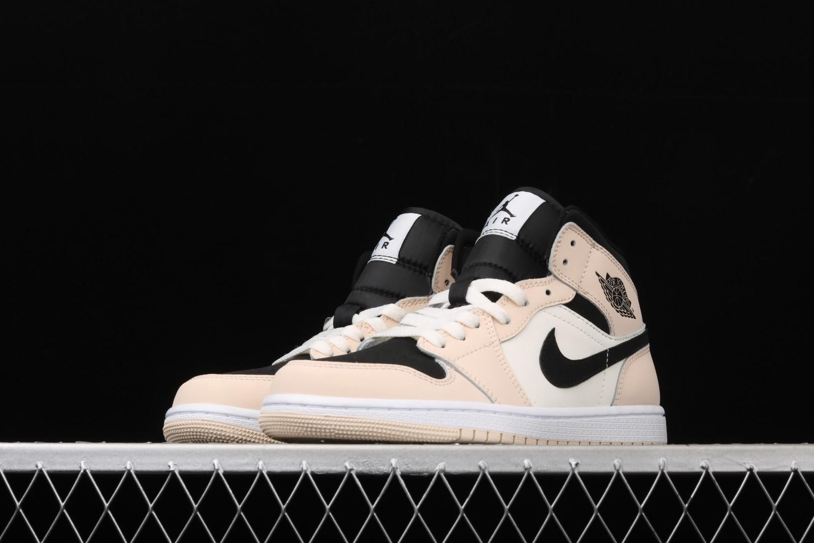 Air Jordan 1 AJ1 Mid - Barely Orange Light Violet