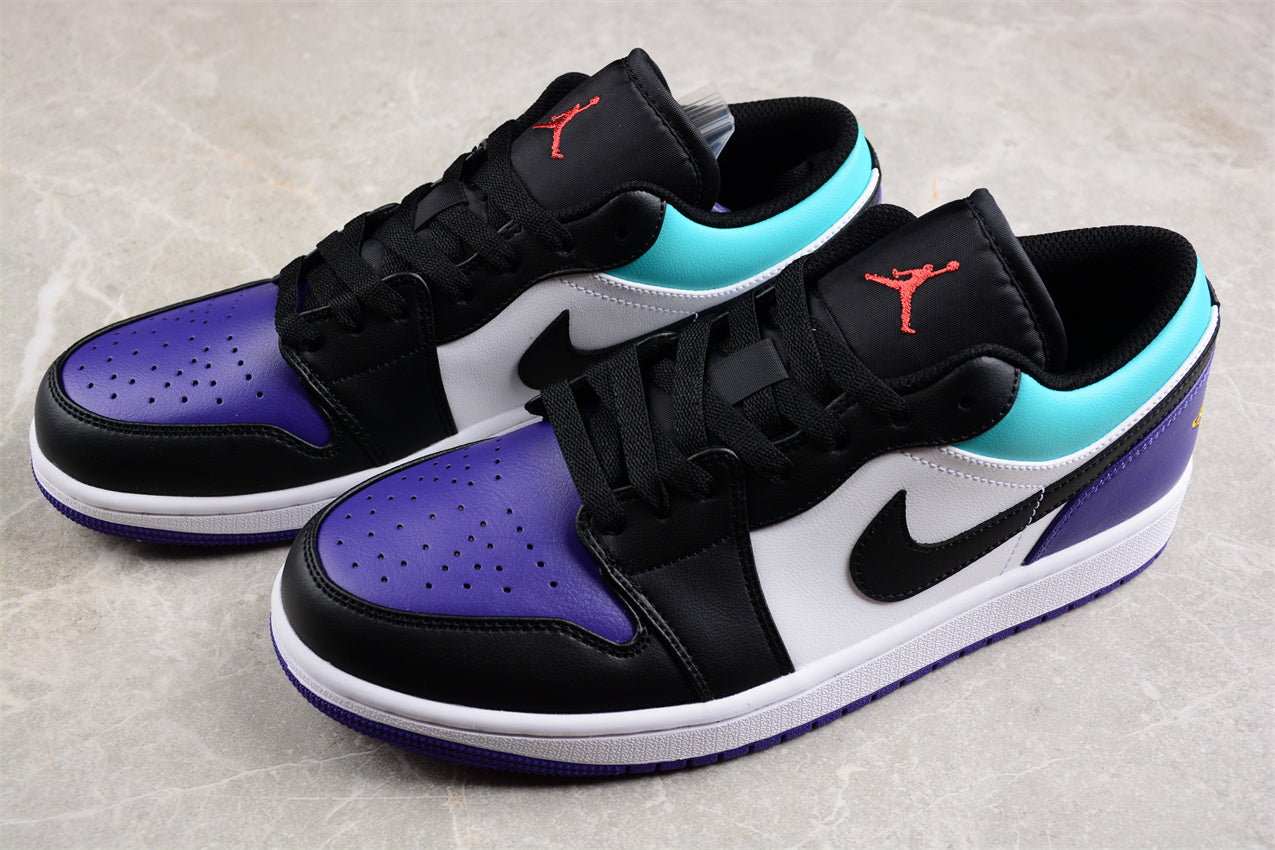 Air Jordan 1 AJ1 Low Aqua - Court purple