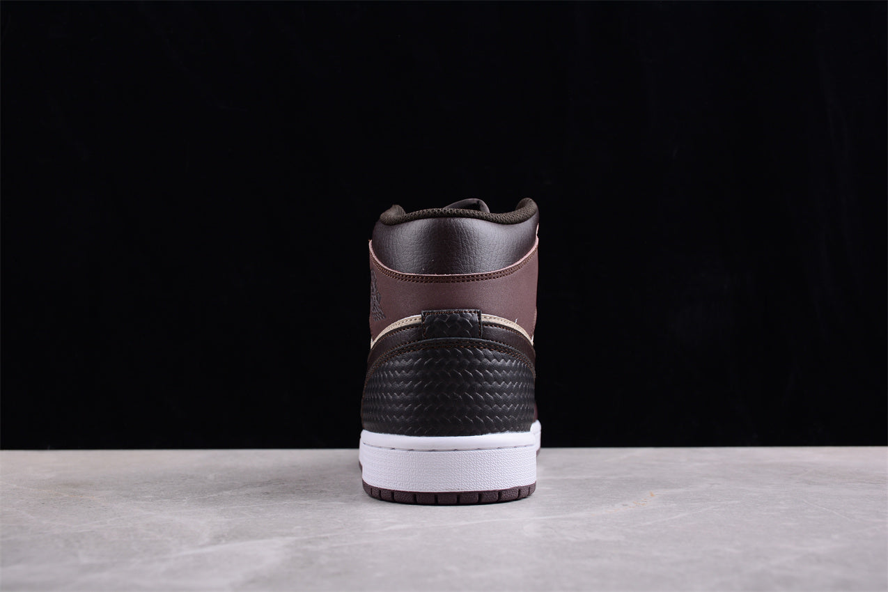 Air Jordan 1 AJ1 Mid - YMCA Brown