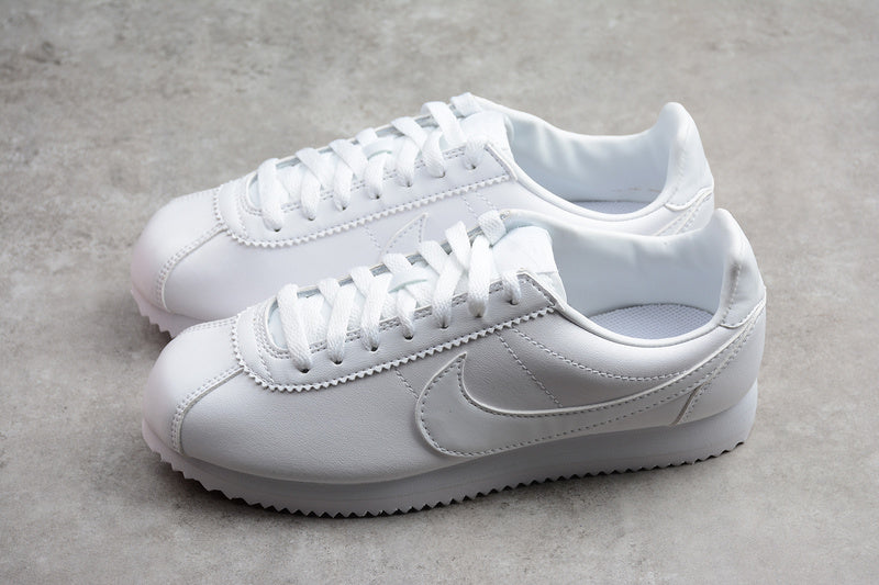 NikeMens Cortez Classic Leather - All white