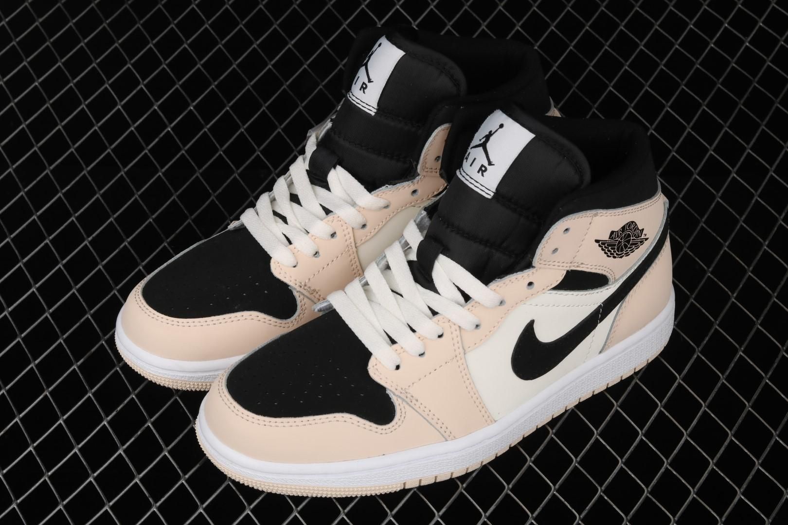 Air Jordan 1 AJ1 Mid - Barely Orange Light Violet