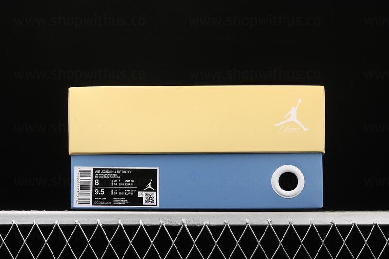 WMNS Union LA x Air Jordan 4 AJ4 Retro - Off Noir