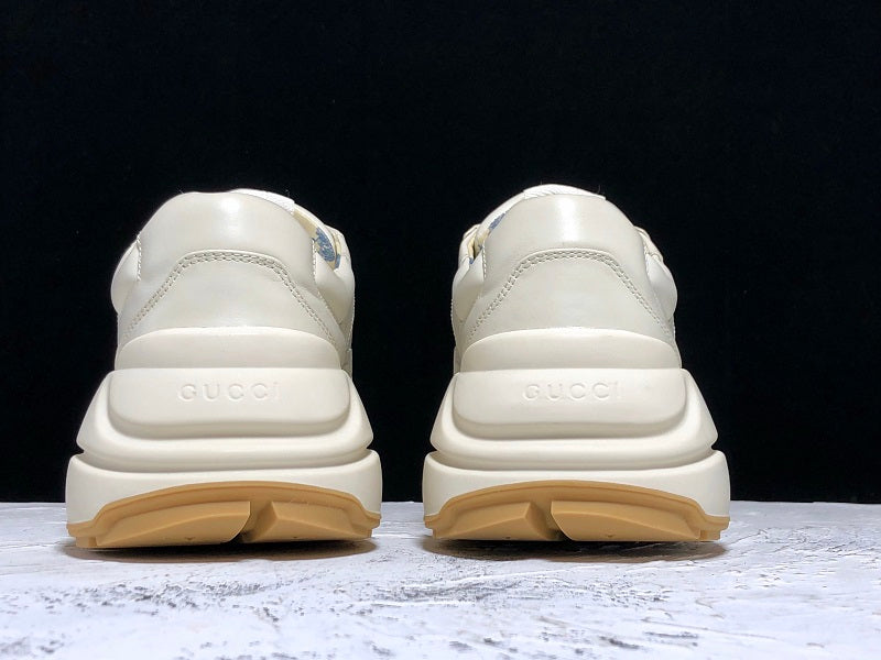 GucciMens Rhyton Vintage Trainer - White