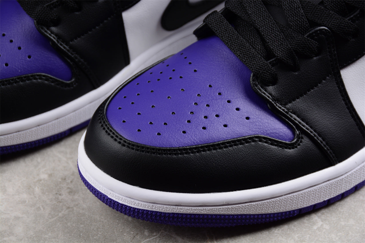 Air Jordan 1 AJ1 Low Aqua - Court purple