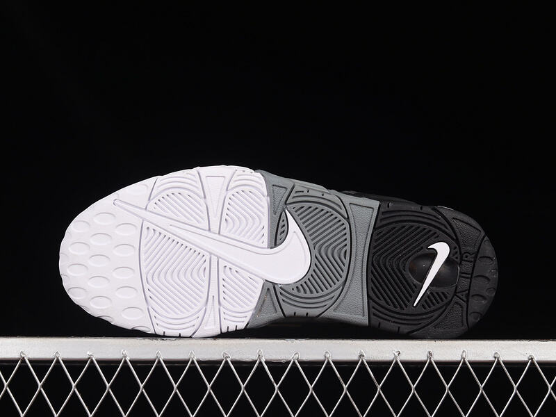 NikeUnisex Air UpTempo Low - Black Grey White