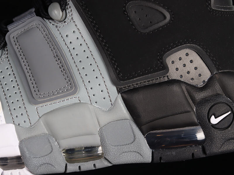 NikeUnisex Air UpTempo Low - Black Grey White