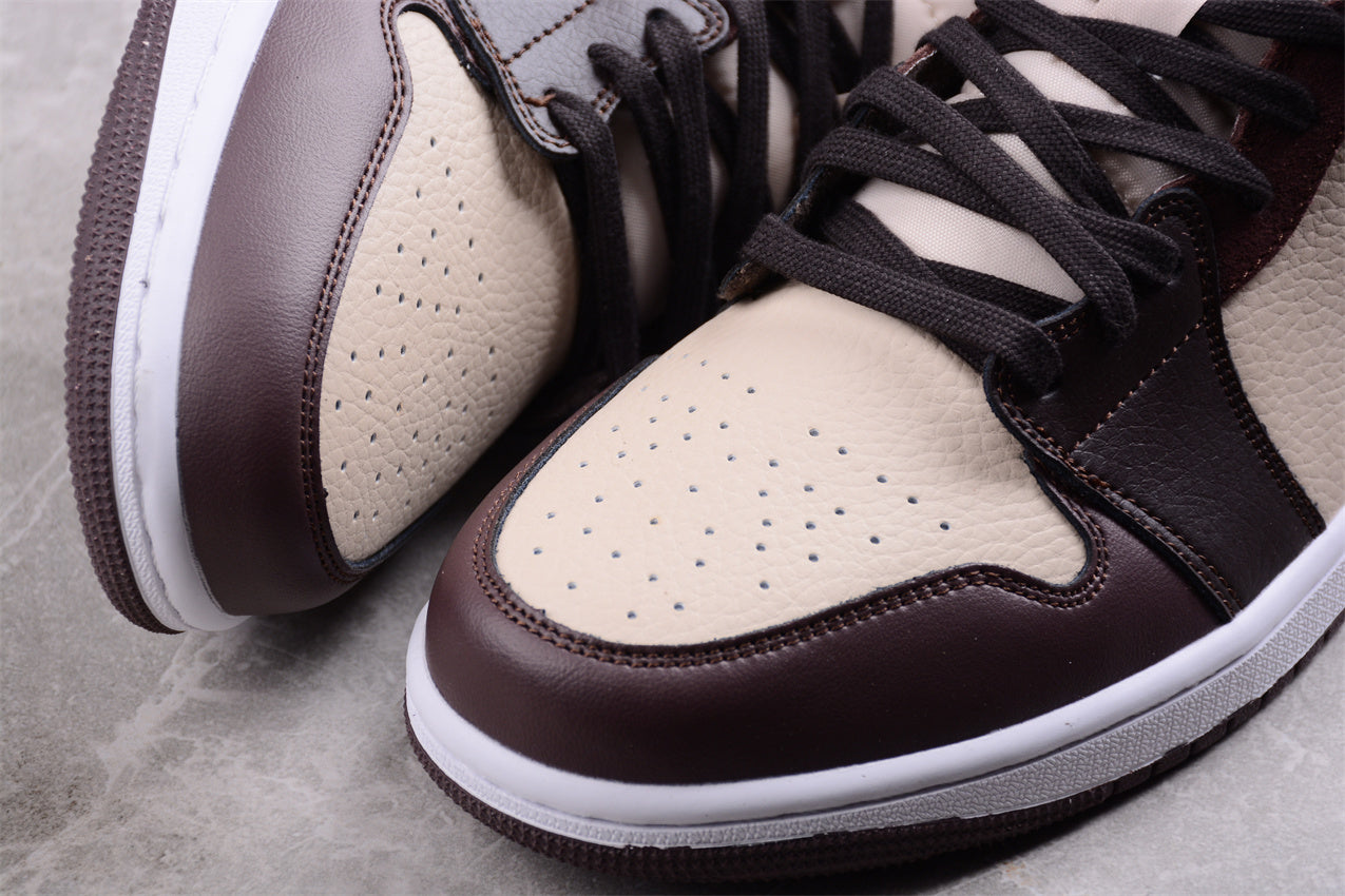Air Jordan 1 AJ1 Mid - YMCA Brown