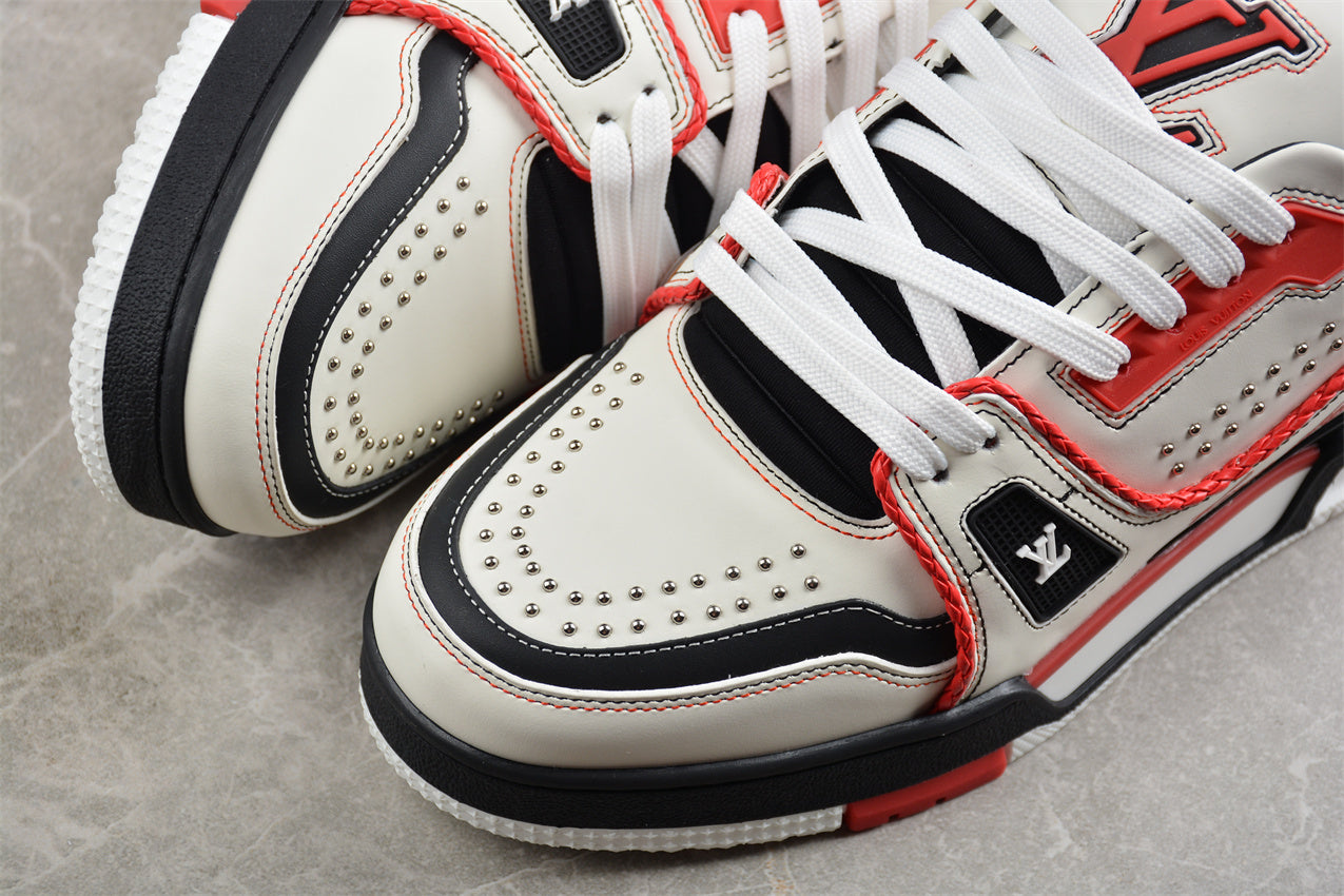 LouisVuitton Trainer - White/Red/Black