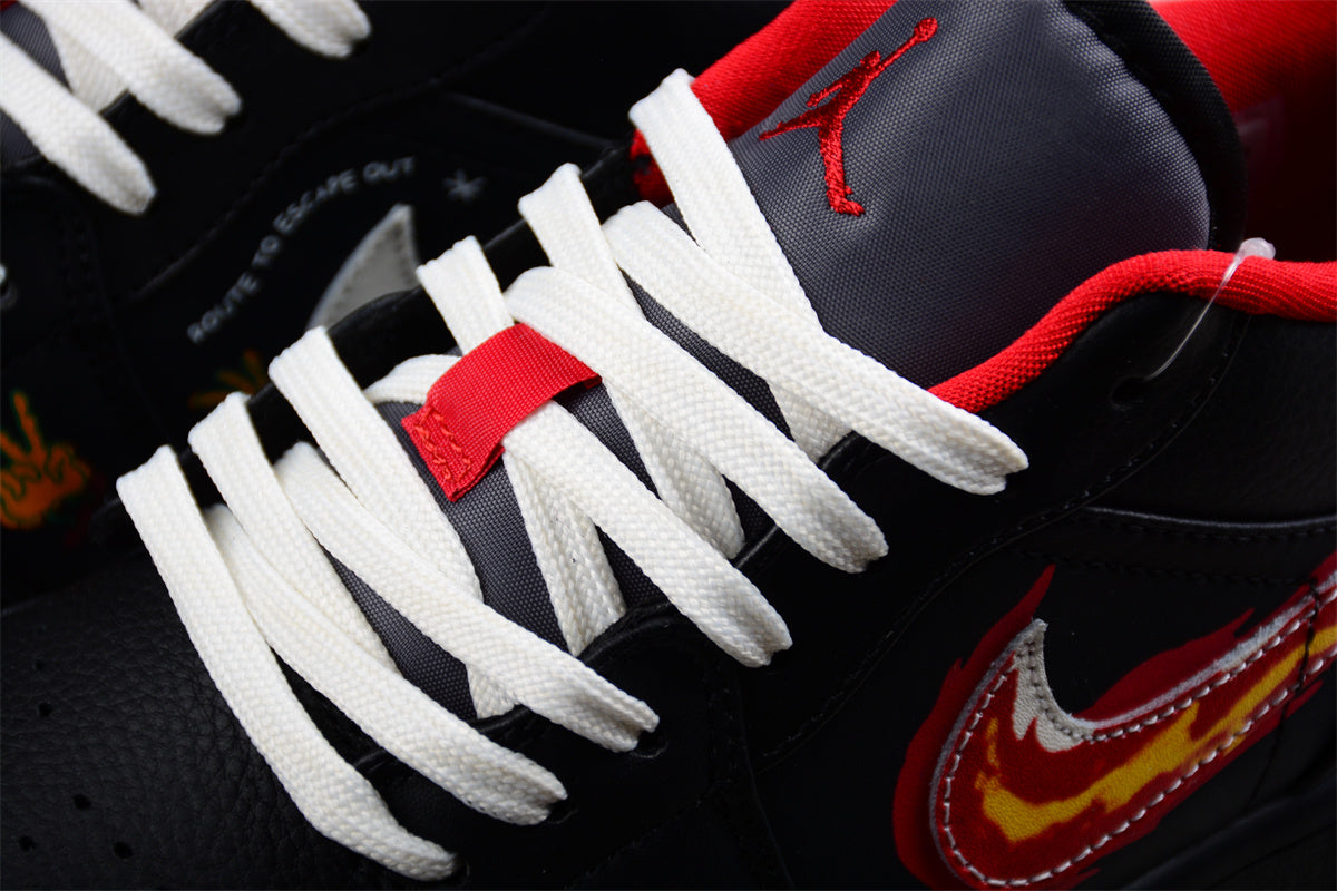 Air Jordan 1 AJ1 Low - Just Skate Black