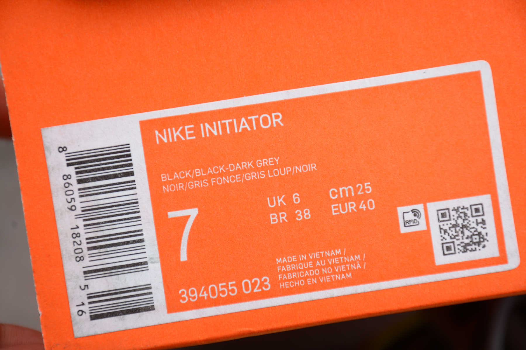 NikeUnisex Initiator - Black/Grey