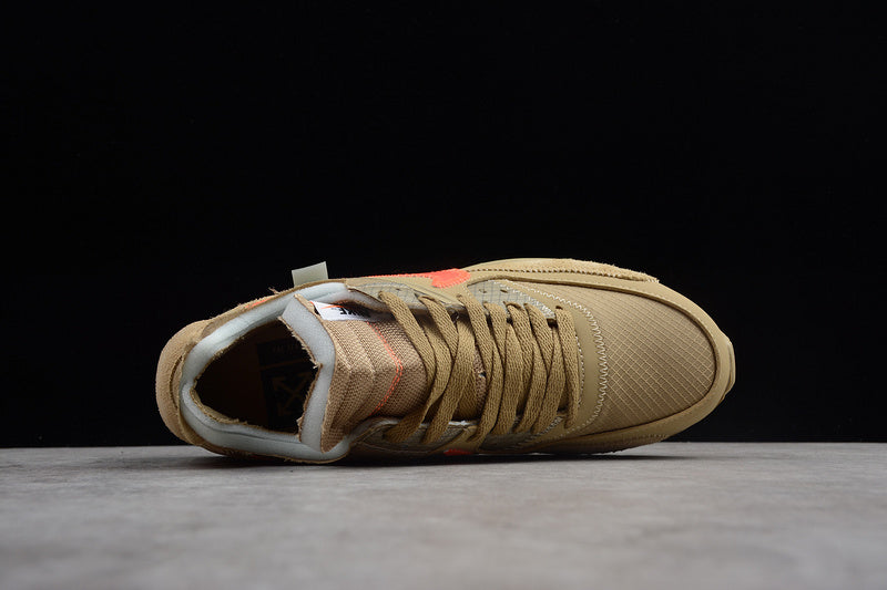 NikeMens Off White x Air Max 90 AM90 - Desert Ore
