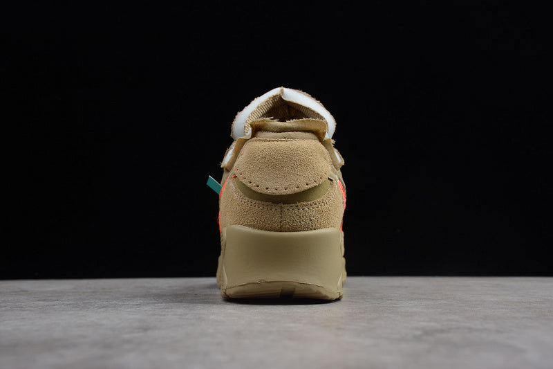 NikeMens Off White x Air Max 90 AM90 - Desert Ore