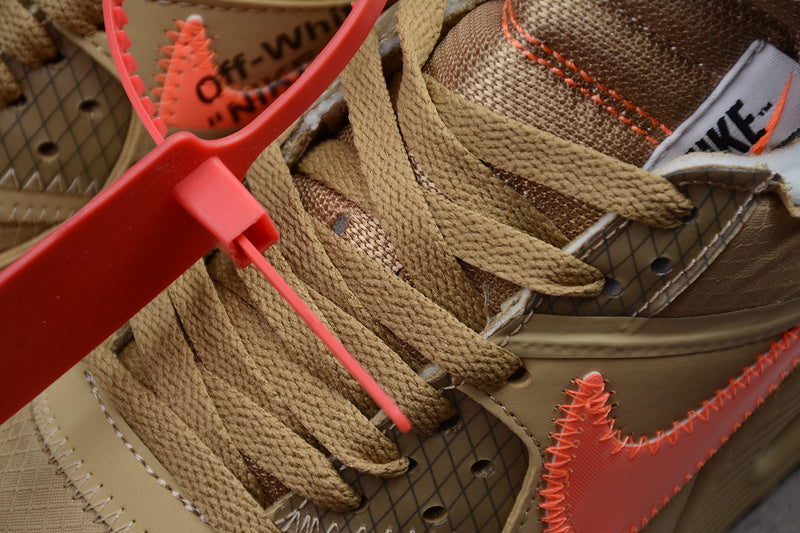 NikeMens Off White x Air Max 90 AM90 - Desert Ore