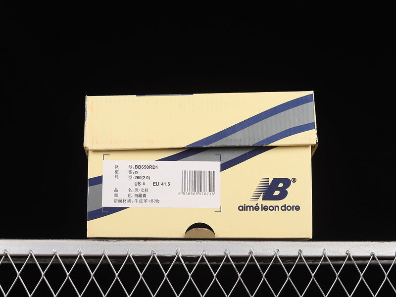 New Balance 650R - Aime Leon Dore White Navy