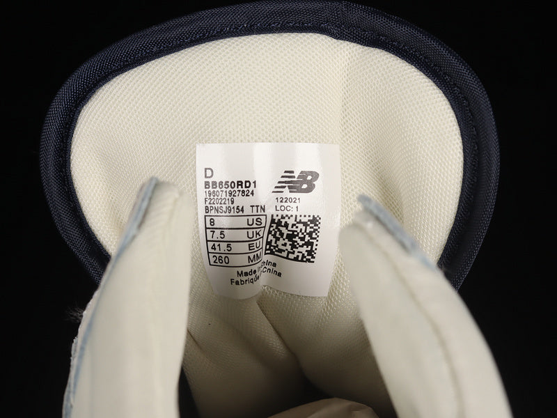 New Balance 650R - Aime Leon Dore White Navy