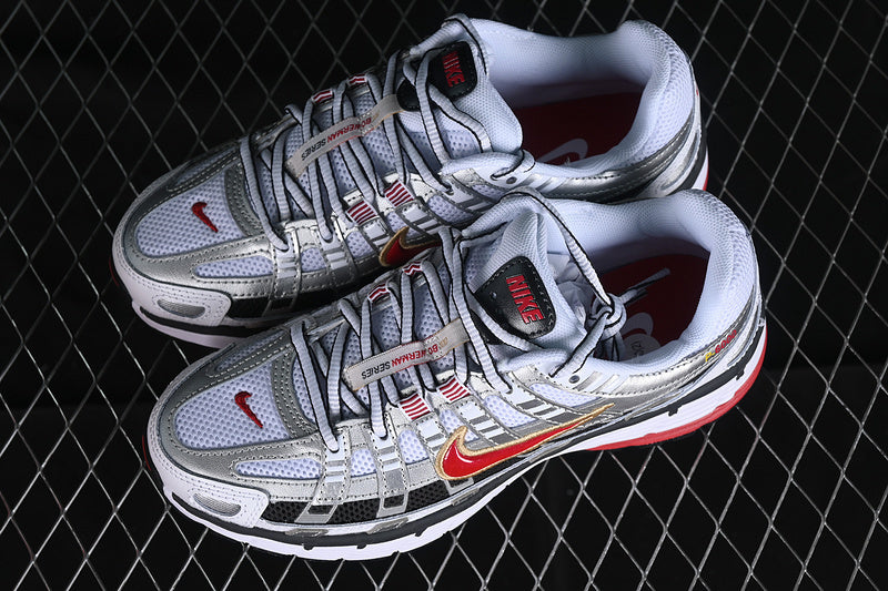 NikeUnisex P-6000 - White Gold Red