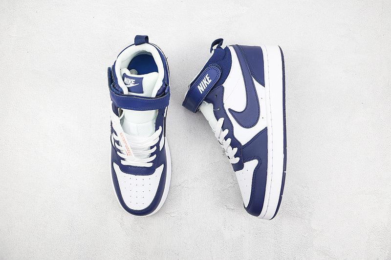 NikeUnisex Court Borough Mid 2 - White Blue Void