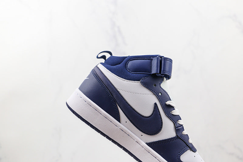 NikeUnisex Court Borough Mid 2 - White Blue Void