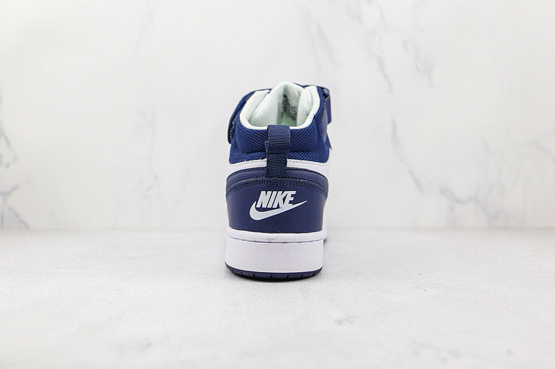 NikeUnisex Court Borough Mid 2 - White Blue Void