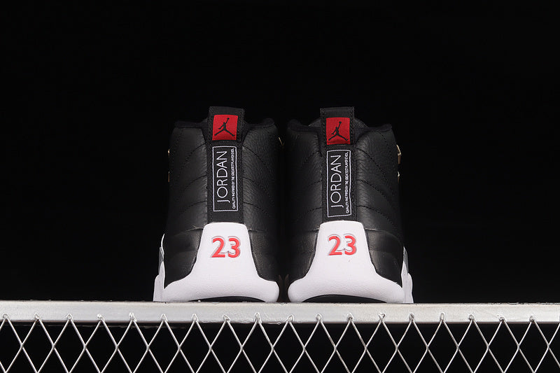 Air Jordan 12 AJ12 Retro - Black White
