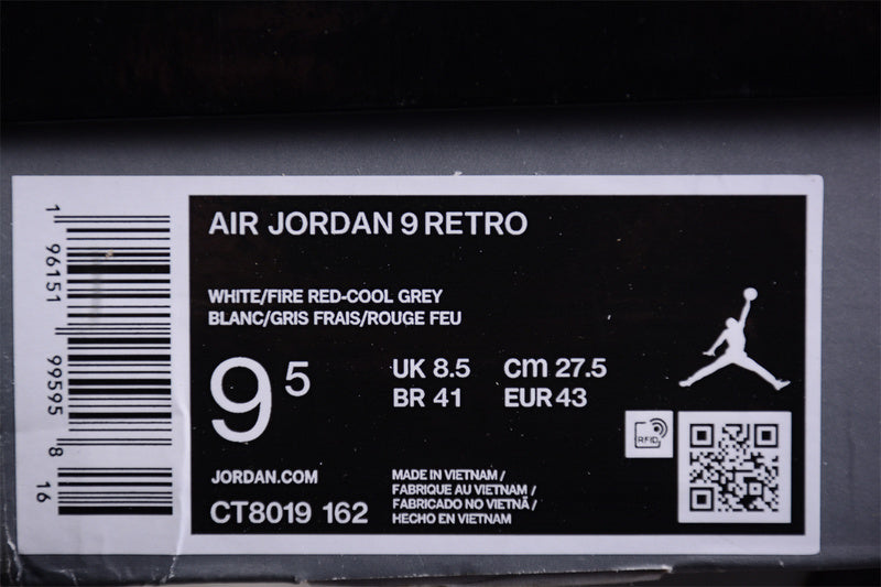 Air Jordan 9 AJ9 Retro - Fire Red