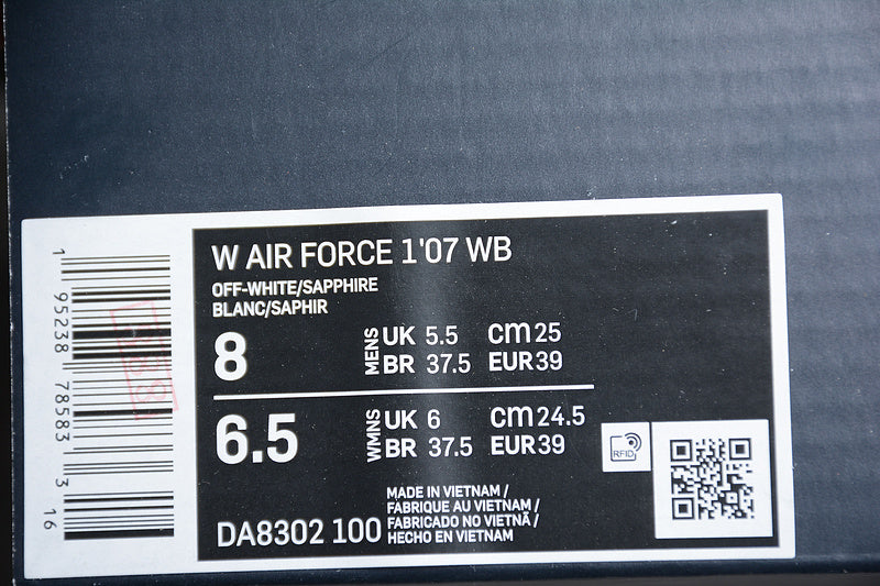 NikeUnisex Air Force 1 AF1 - First Use Sail