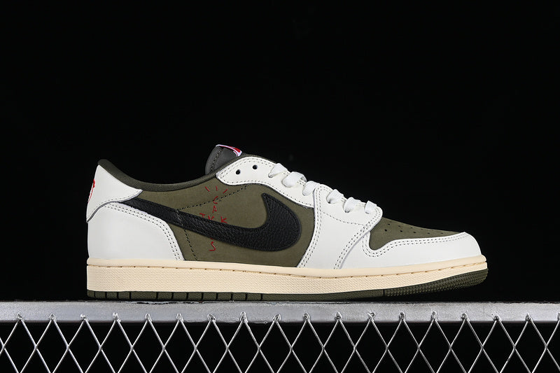 Travis Scott x Air Jordan 1 AJ1 Low - Medium Olive