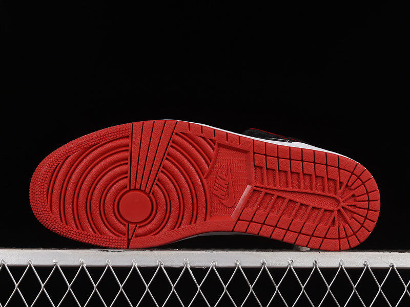 Air Jordan 1 AJ 1 Mid - Gym Red Black