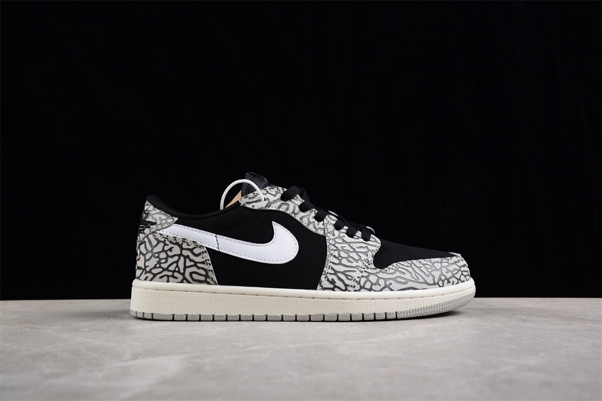 Air Jordan 1 AJ1 Low - Black Cement