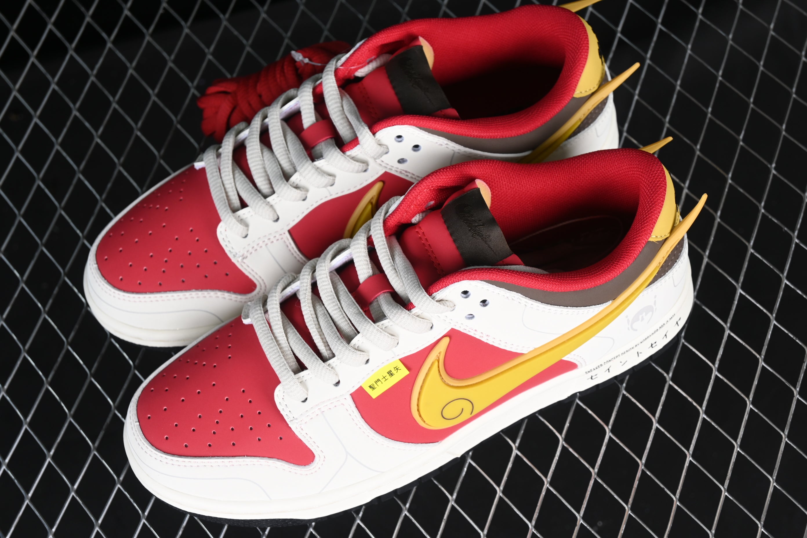 NikeSB Dunk Low X Saint Seiya - Red Gold