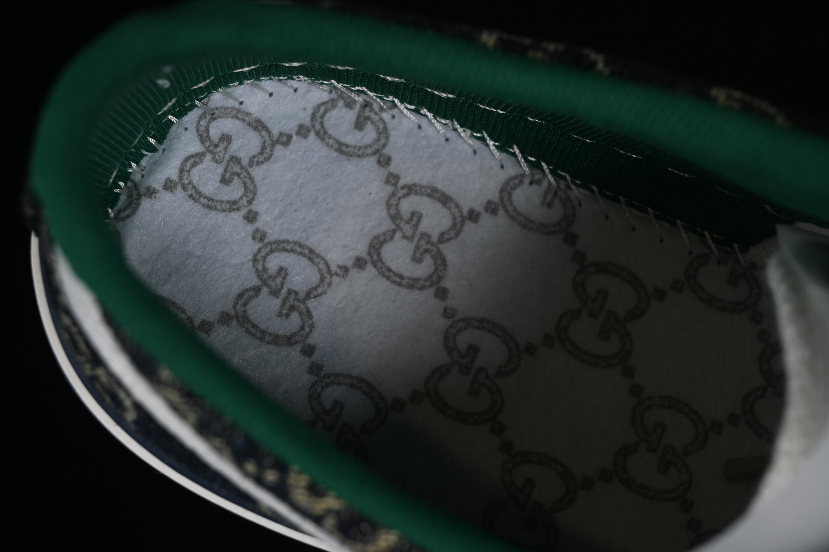 GUCCIUnisex GG Jacquard Denim Tennis - Blue Ivory