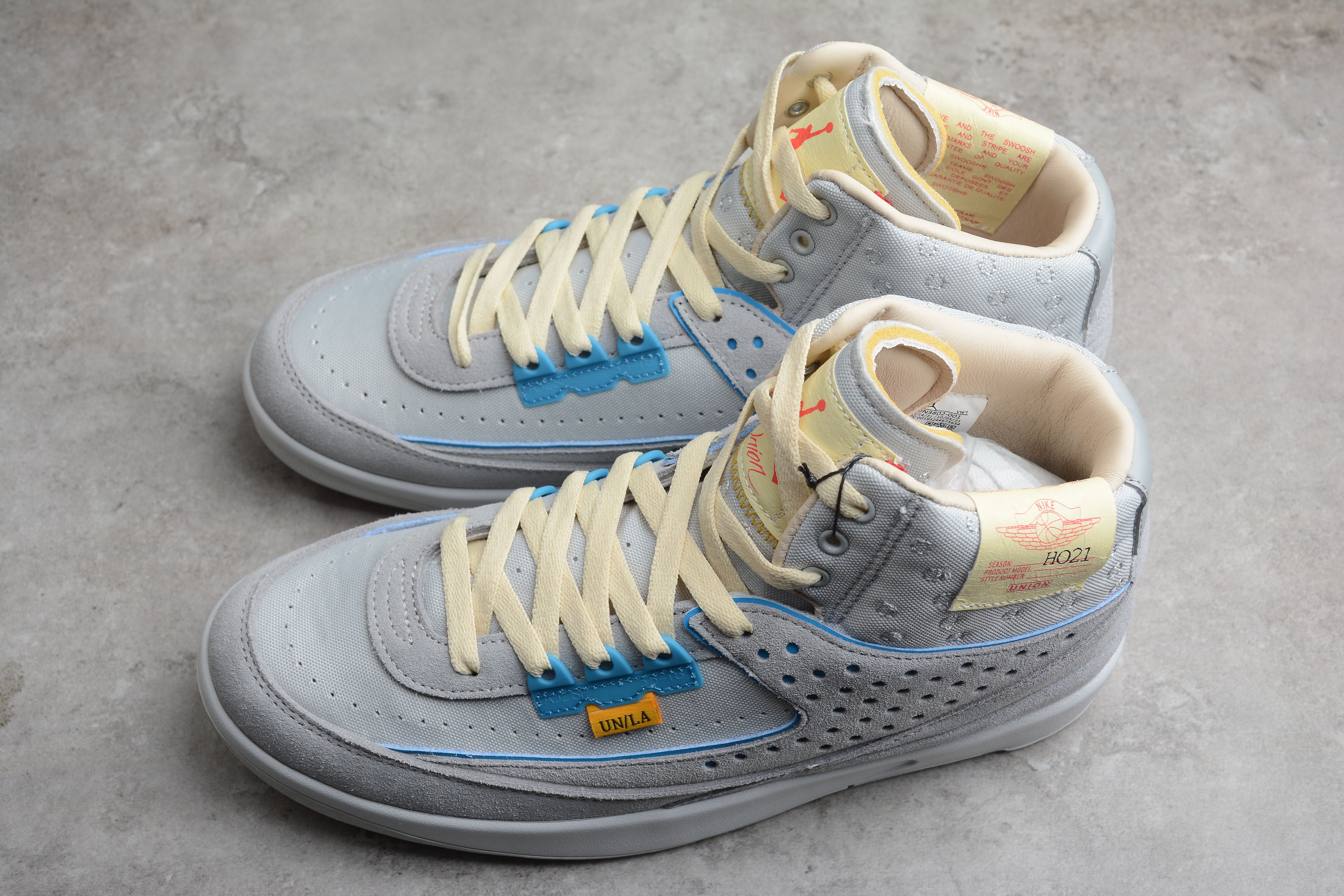 Air Jordan 2 AJ2 Union - Grey Fog