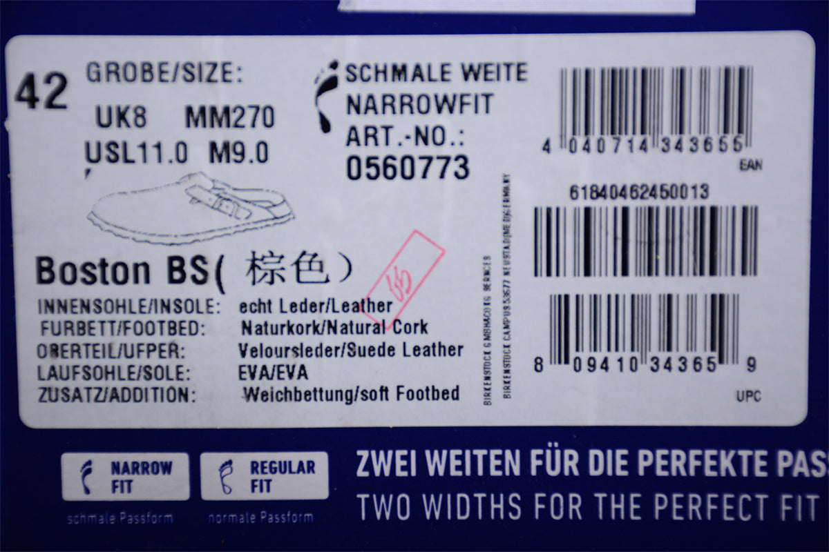 BirkenstockUnisex Boston Clogs - Brown